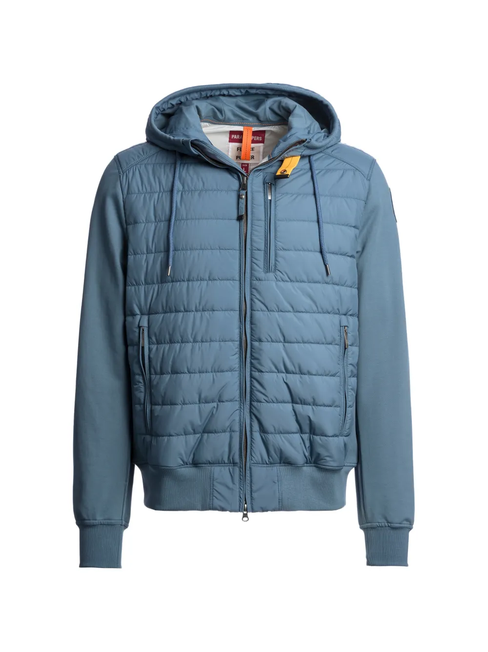 Parajumpers Ivor quilted hooded jacket - Blu