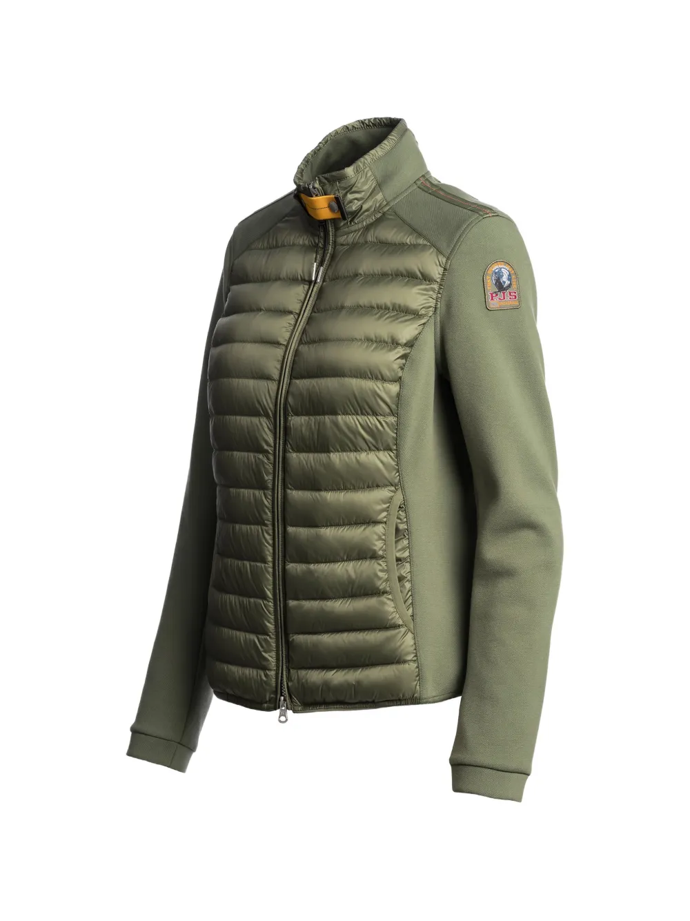 Padded-Design Zip-Up Jacket