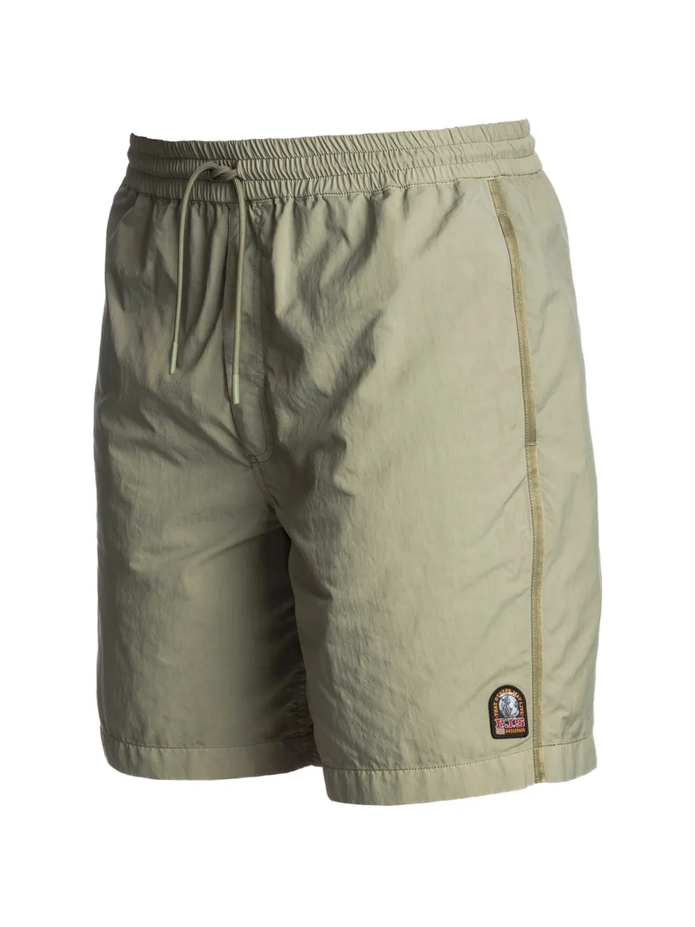  Parajumpers Logo-patch Swim Shorts - Green 