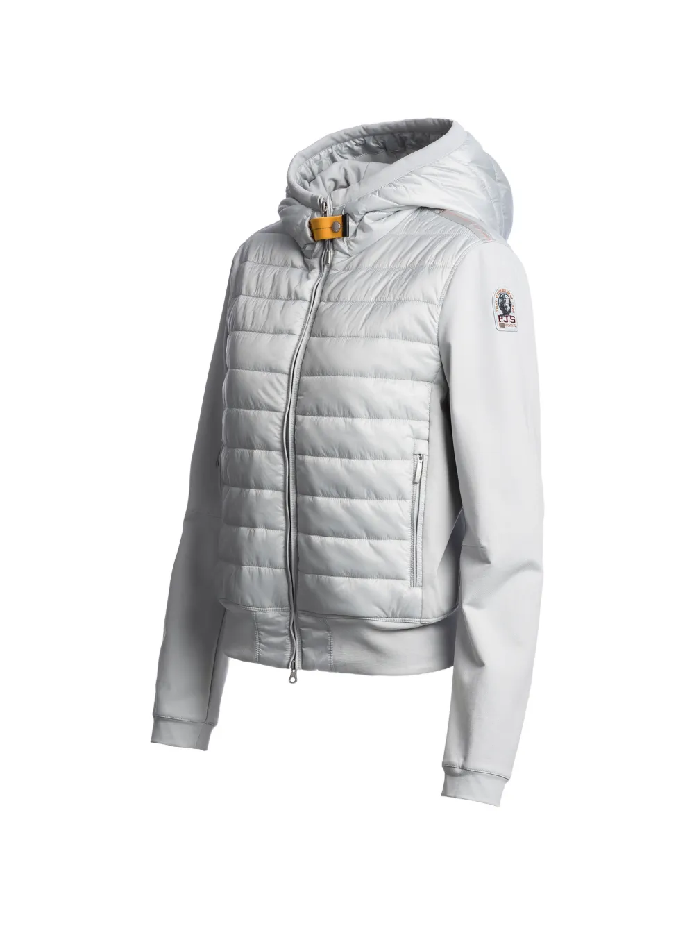  Parajumpers Caelie Hooded Quilted Jacket - Grey 