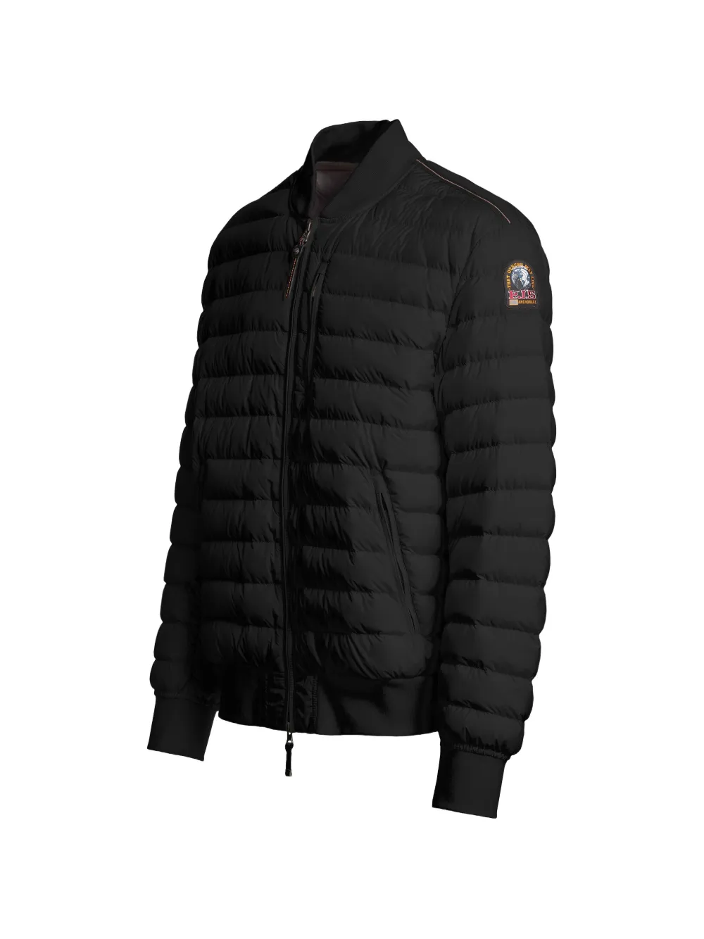  Parajumpers Breving Quilted Zip-up Jacket - Black 
