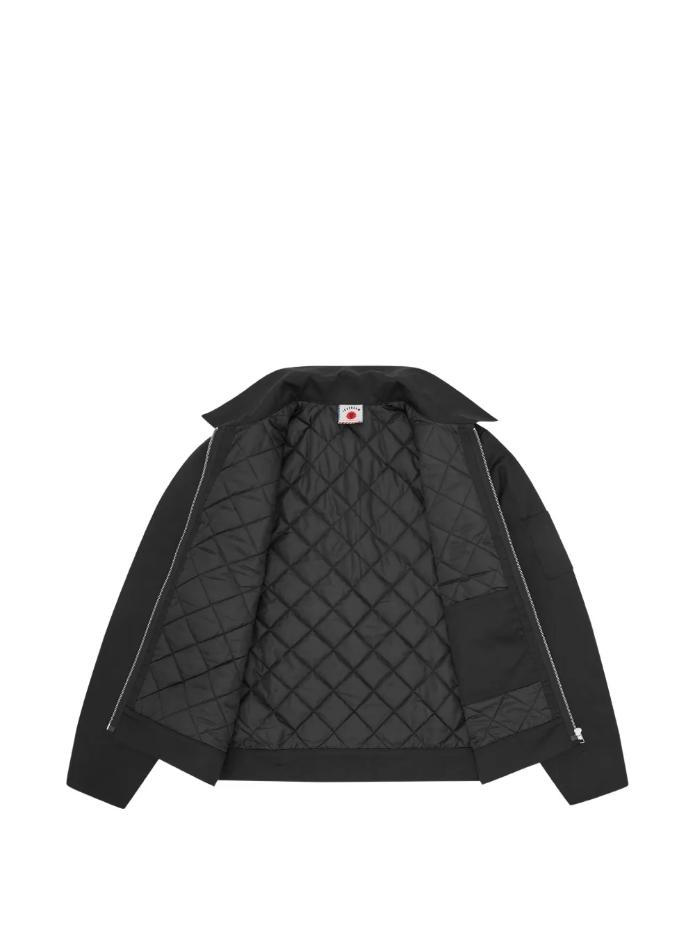  Icecream Pointed-collar Zip Jacket - Black 