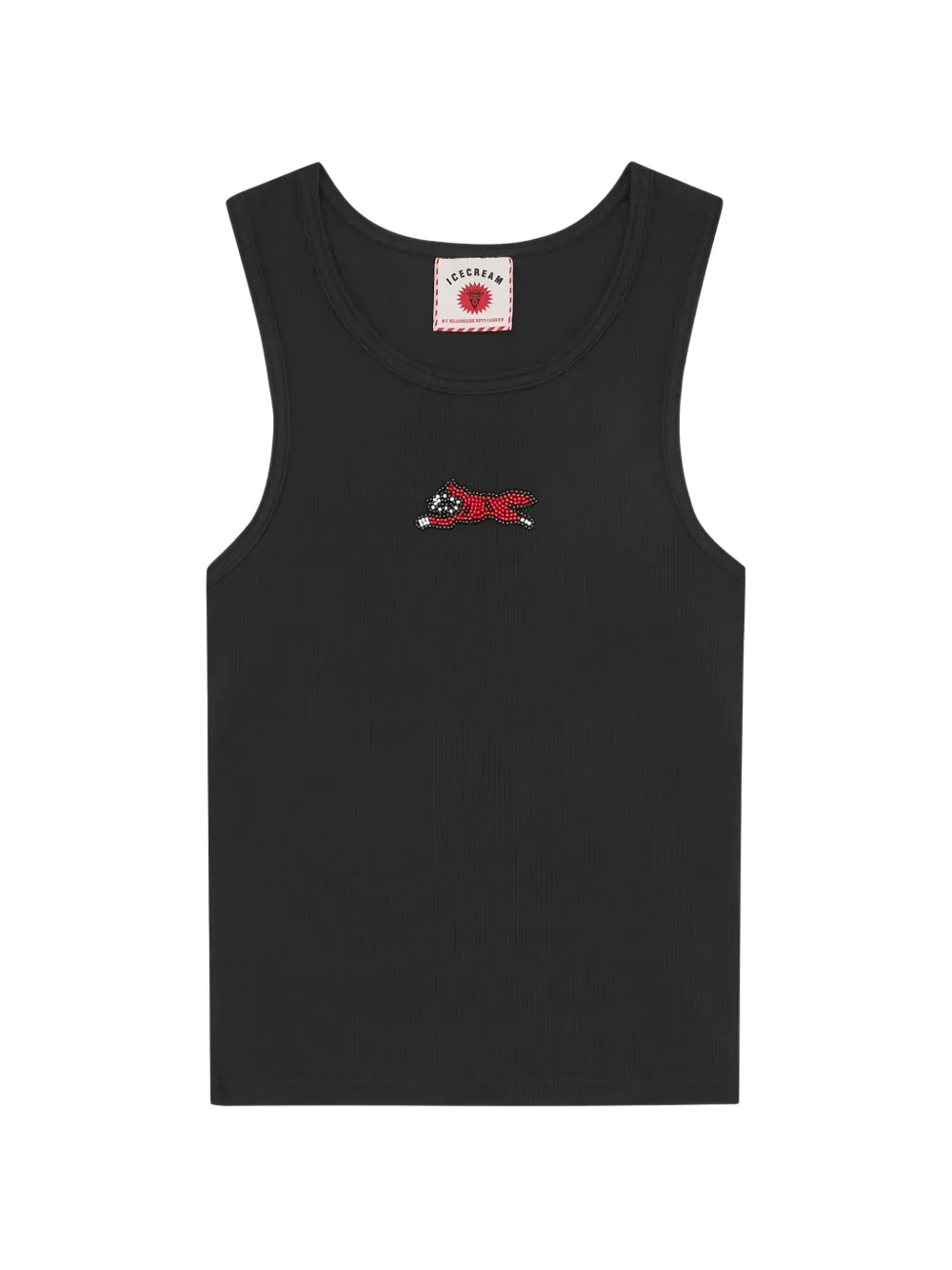 ICECREAM beaded-embellishment tank top - Nero