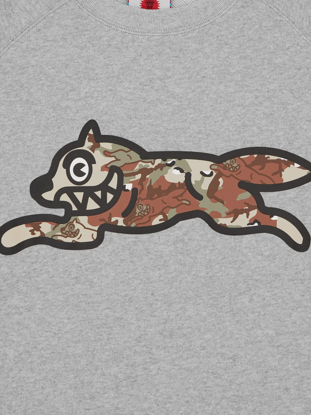 ICECREAM Sweater met hondenprint Grijs