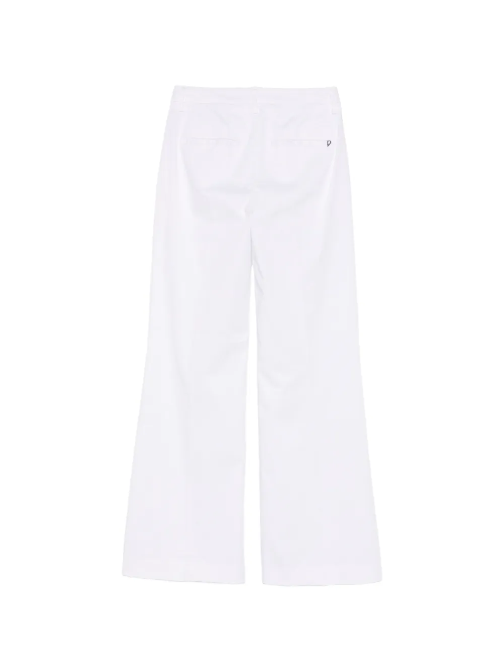 DONDUP Straight broek met gekreukte voorkant Wit