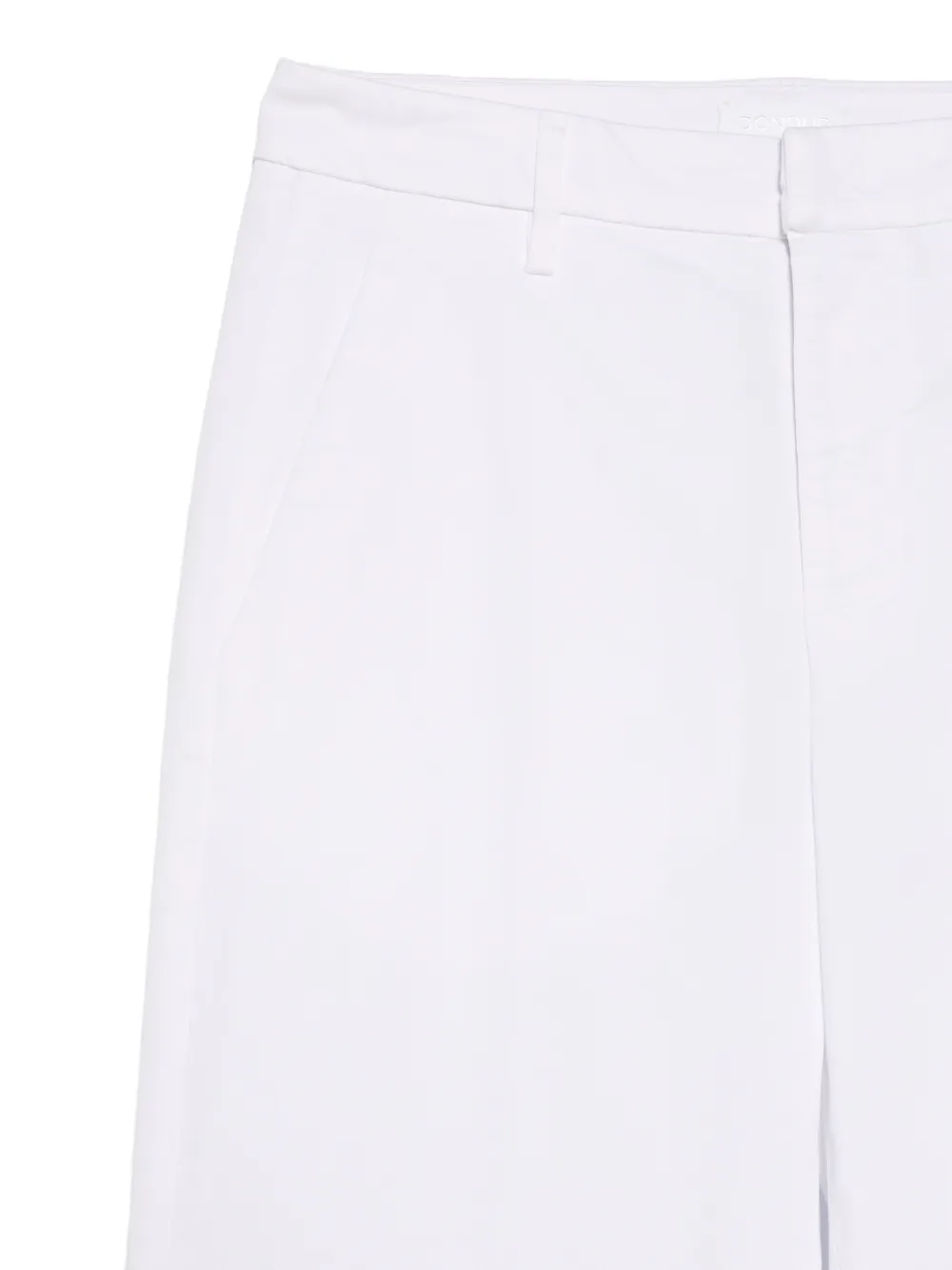 DONDUP Straight broek met gekreukte voorkant Wit