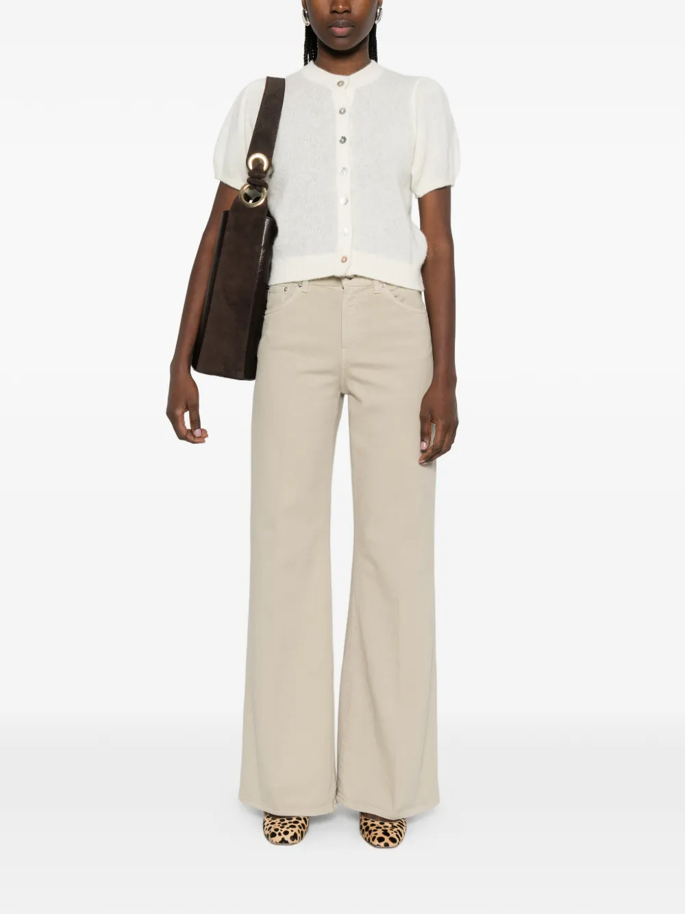  Dondup Five-pocket Belt-loop Jeans - Neutrals 