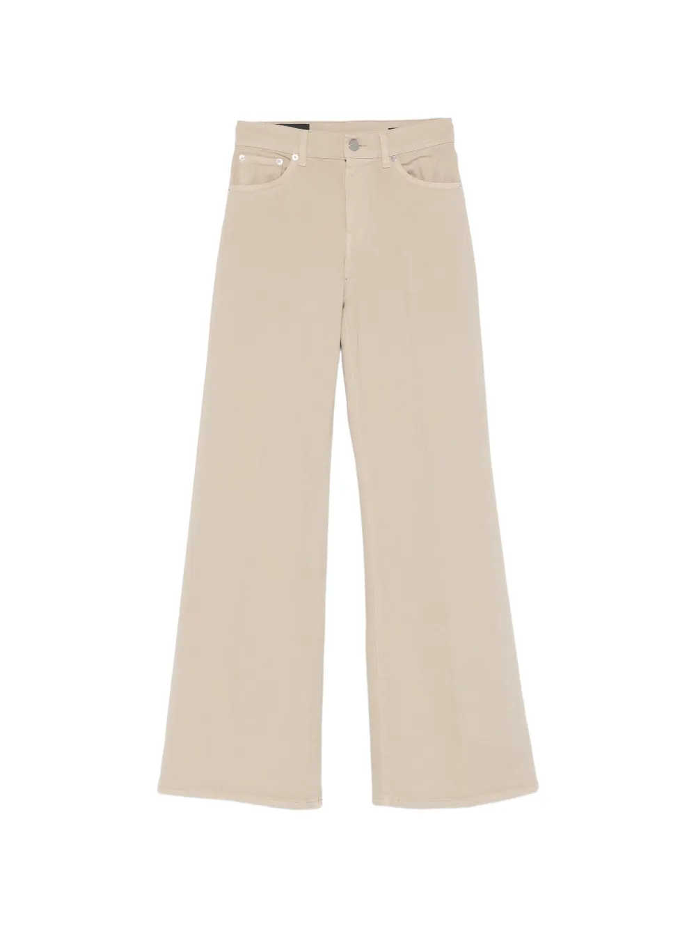 Dondup Five-pocket Belt-loop Jeans In Neutral
