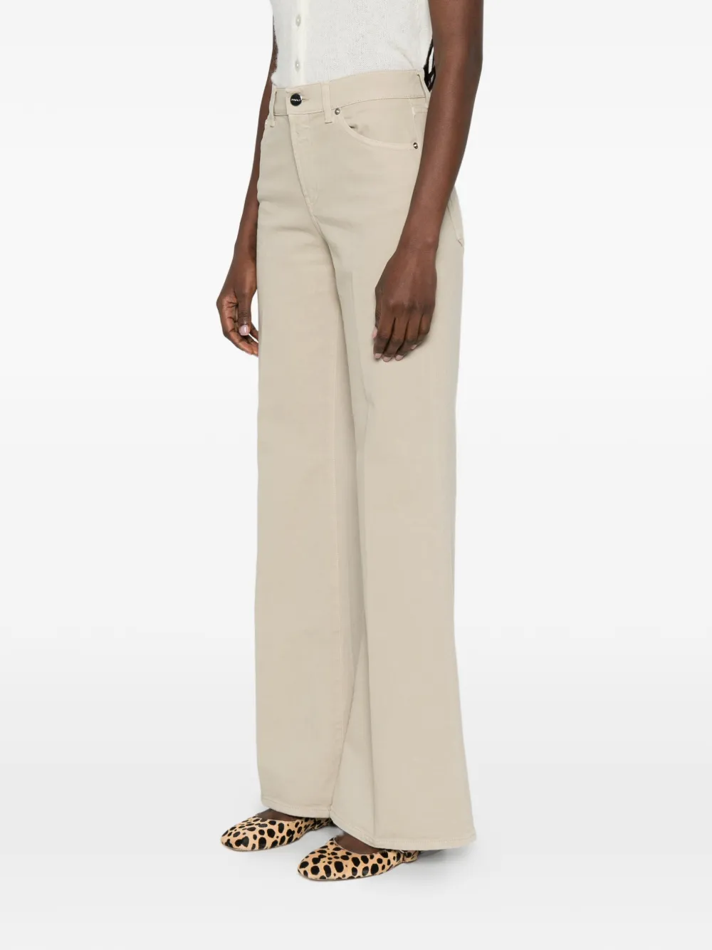  Dondup Five-pocket Belt-loop Jeans - Neutrals 