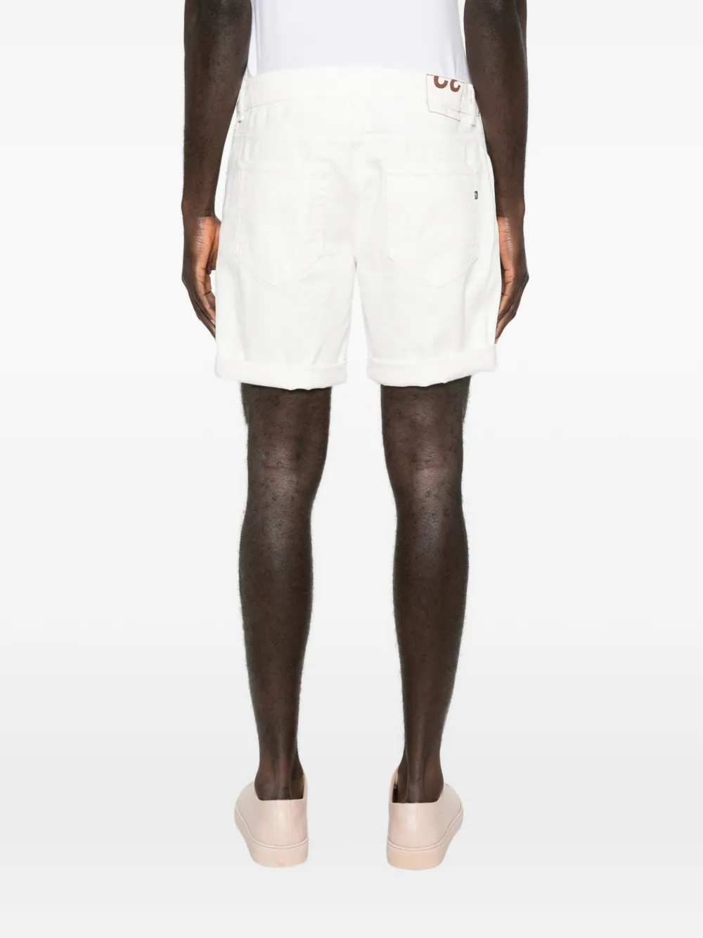 DONDUP Shorts met gerolde pijpen Wit