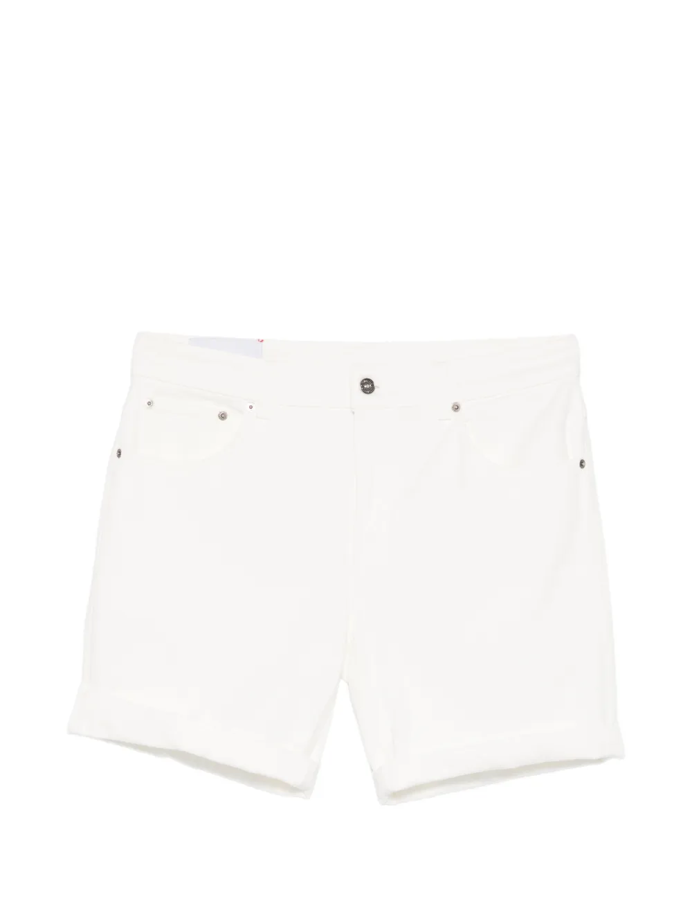 DONDUP rolled-hem shorts - Bianco