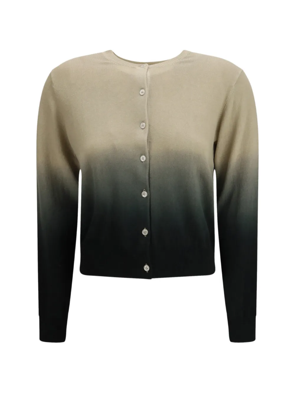 MIRROR IN THE SKY button-fastening cardigan - Toni neutri