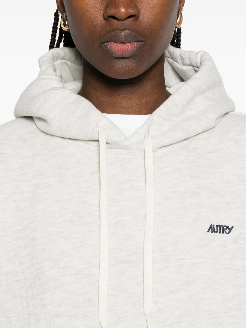 Autry Hoodie met geborduurd logo Grijs