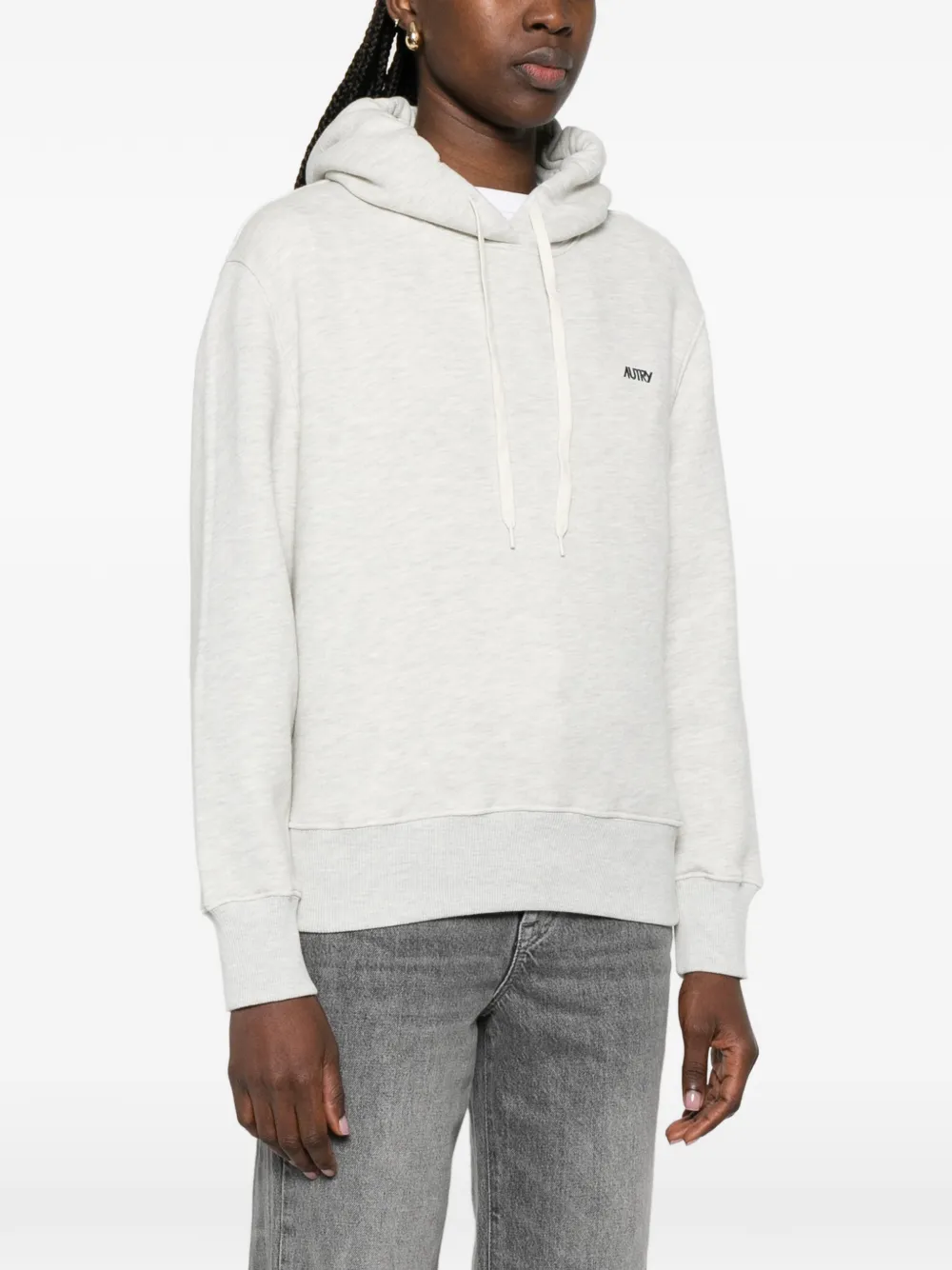 Autry Hoodie met geborduurd logo Grijs
