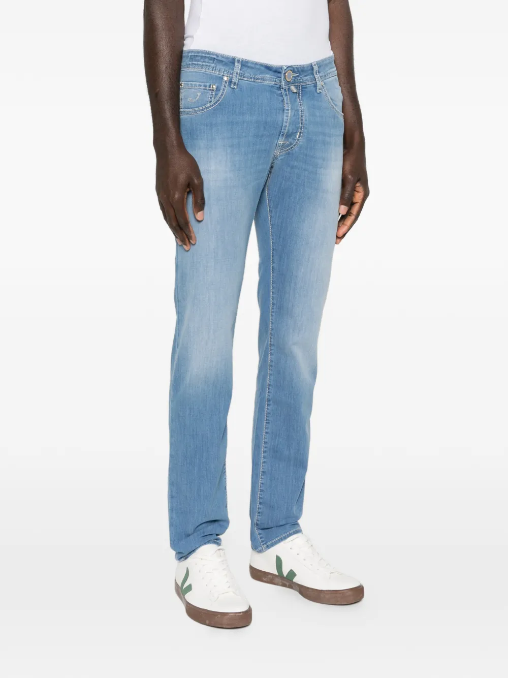 Jacob Cohën Jeans met vijf zakken Blauw