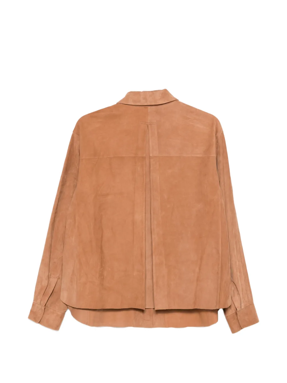  Desa 1972 Button-fastening Leather Jacket - Brown 