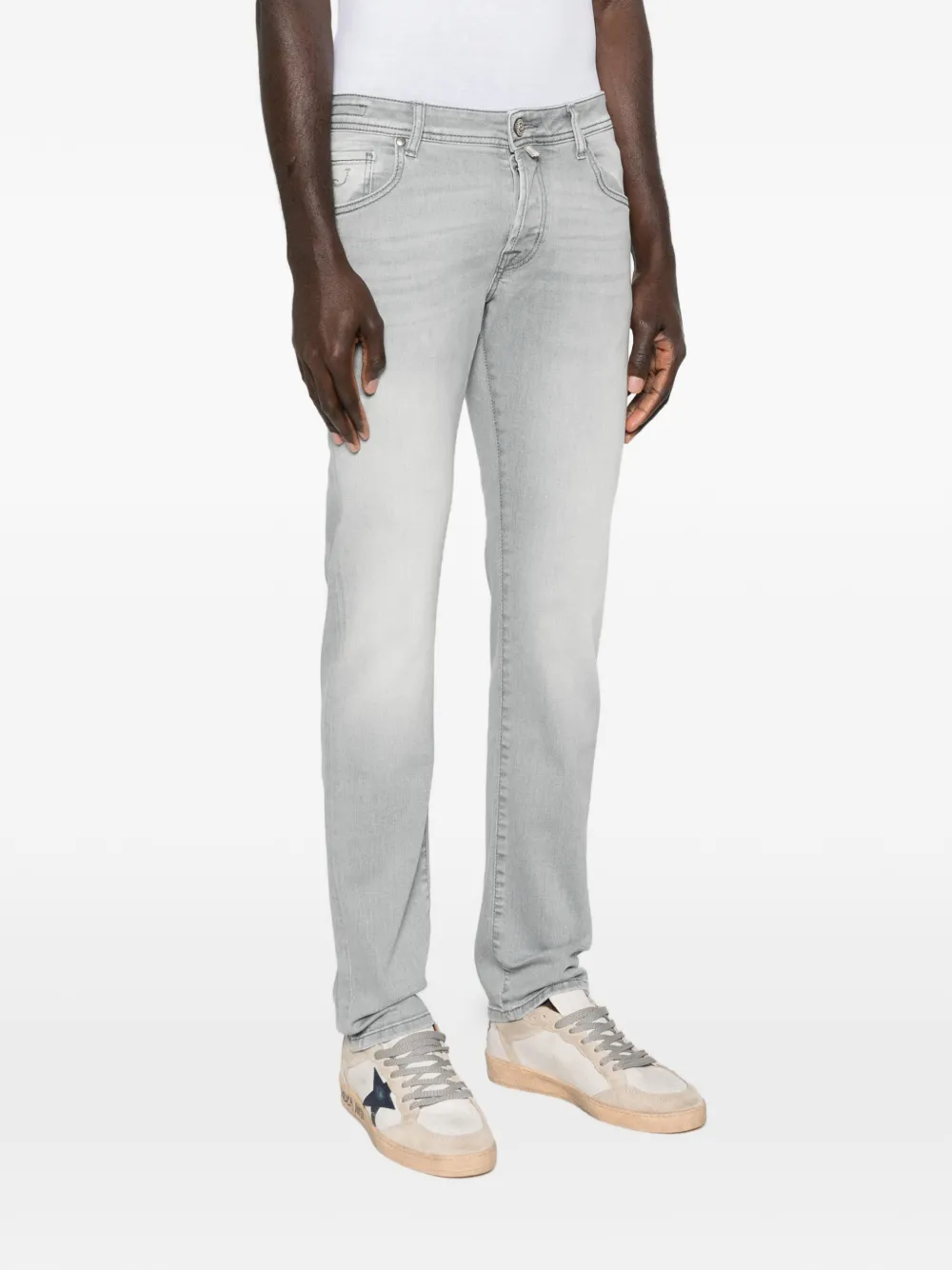  Jacob Cohën Nick Button Denim Jeans - Grey 