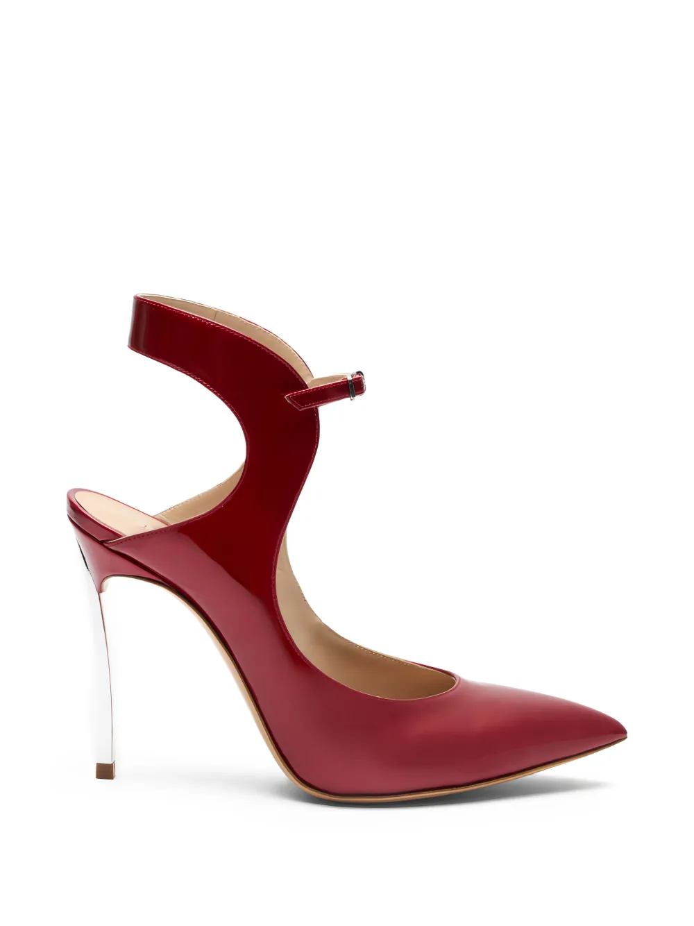 Casadei Stiletto pumps met enkelbandje Rood