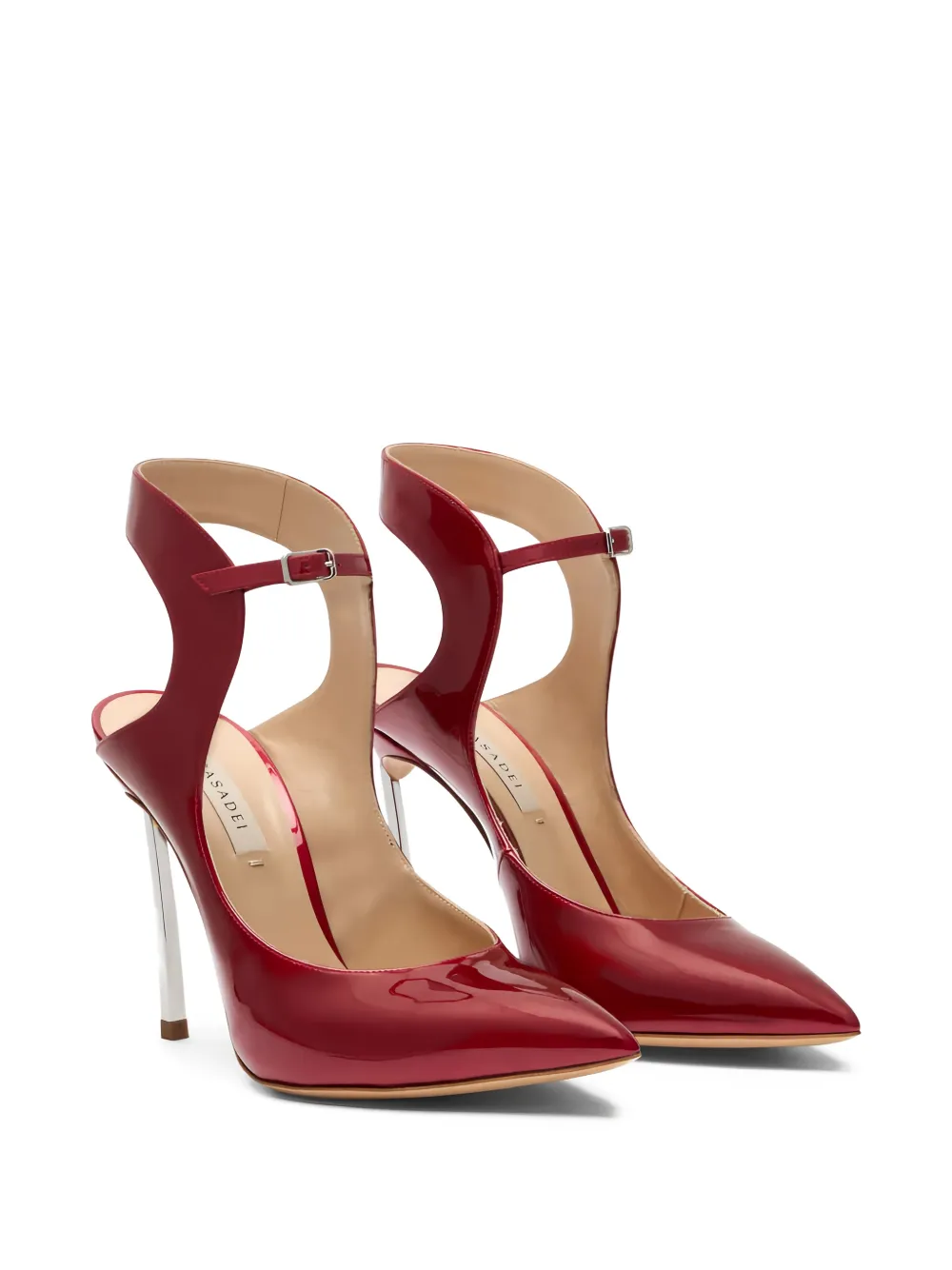Casadei Stiletto pumps met enkelbandje Rood
