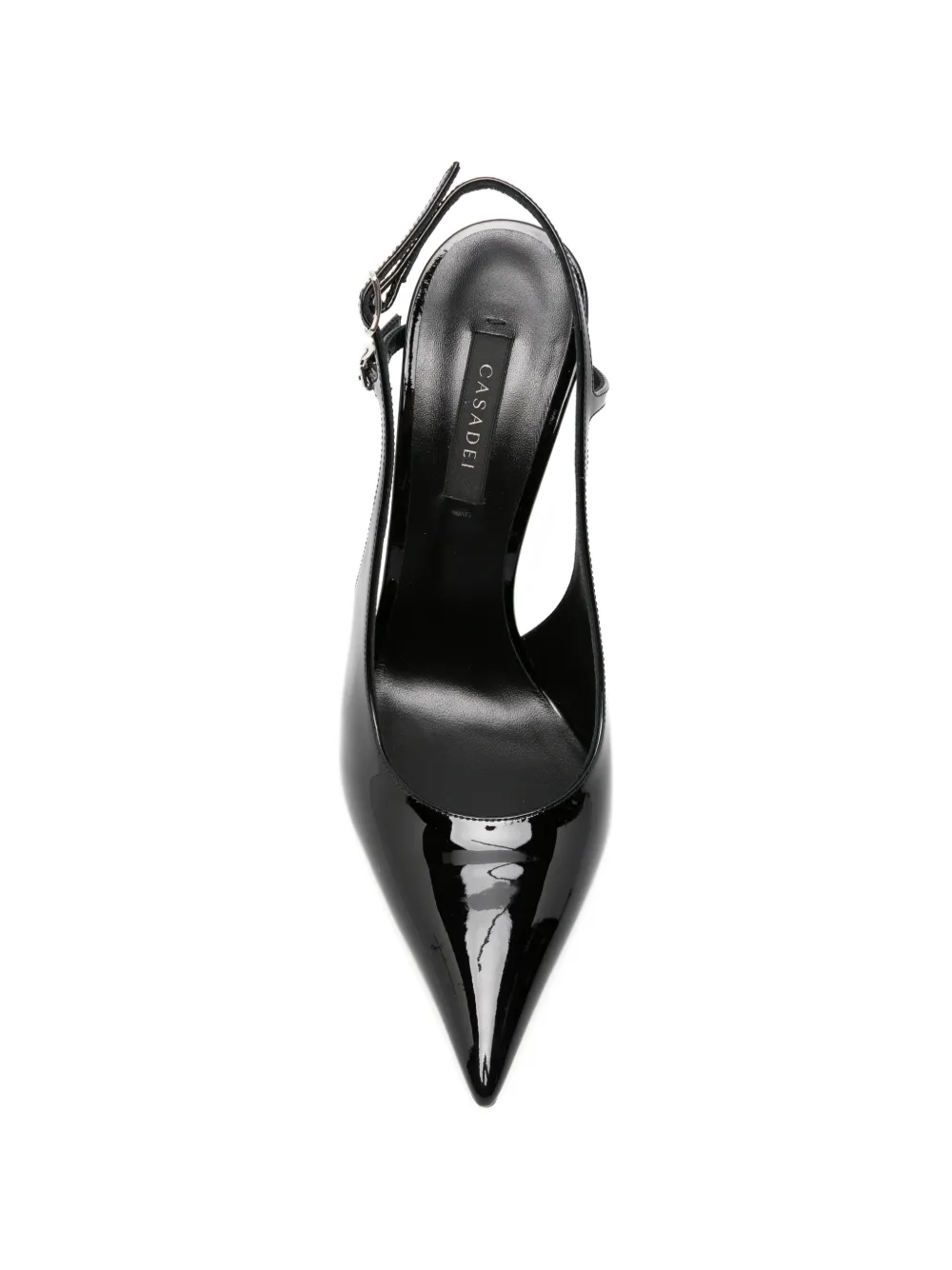 Casadei Tiffany Blade slingback sandals Zwart