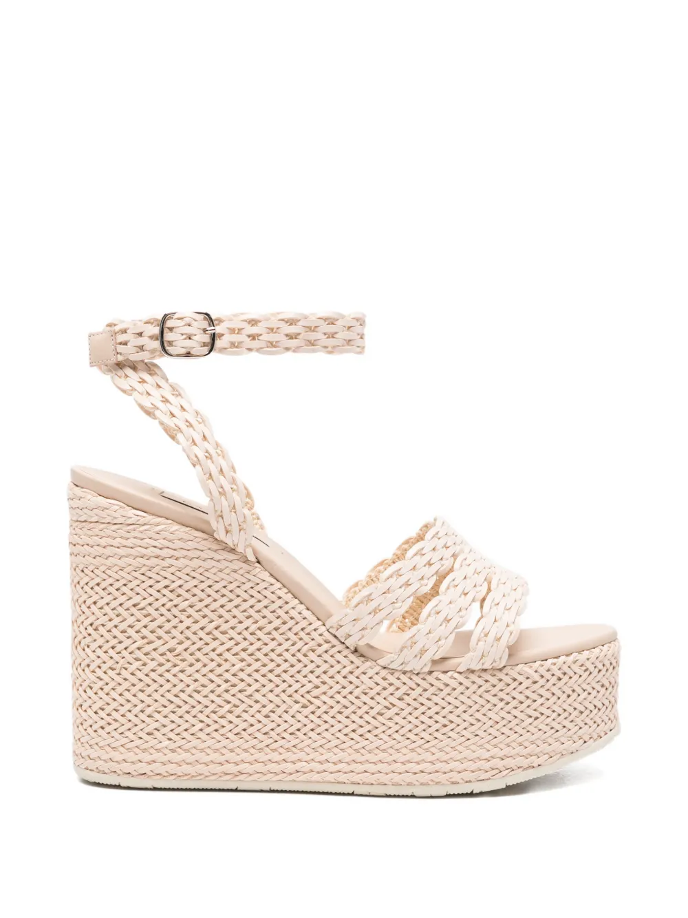 Casadei woven wedge espadrilles - Toni neutri