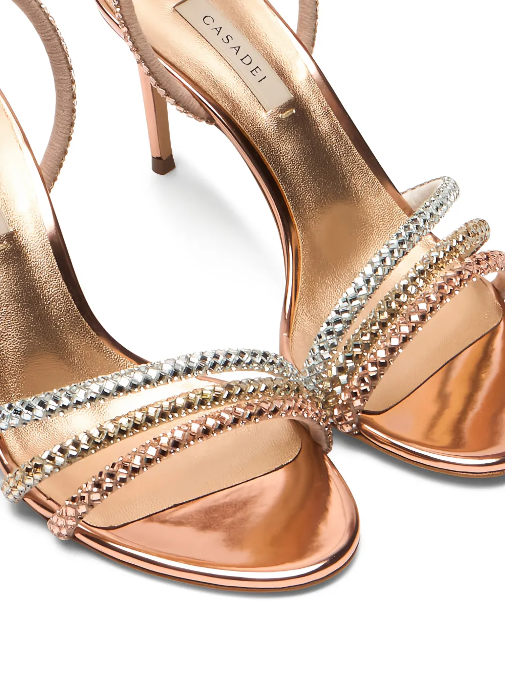 Casadei Julia Andromedea sandalen met enkelbandje Roze