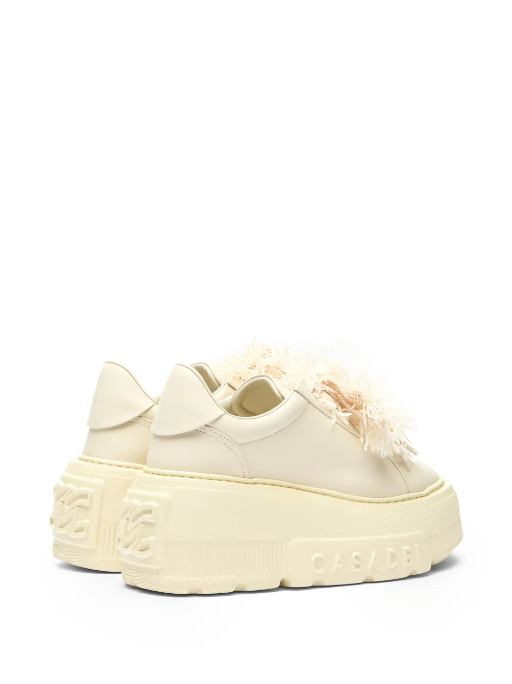 Casadei Nexus sneakers met plateauzool Beige