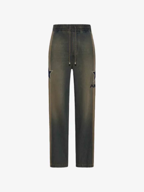 AMIRI sport denim track pants