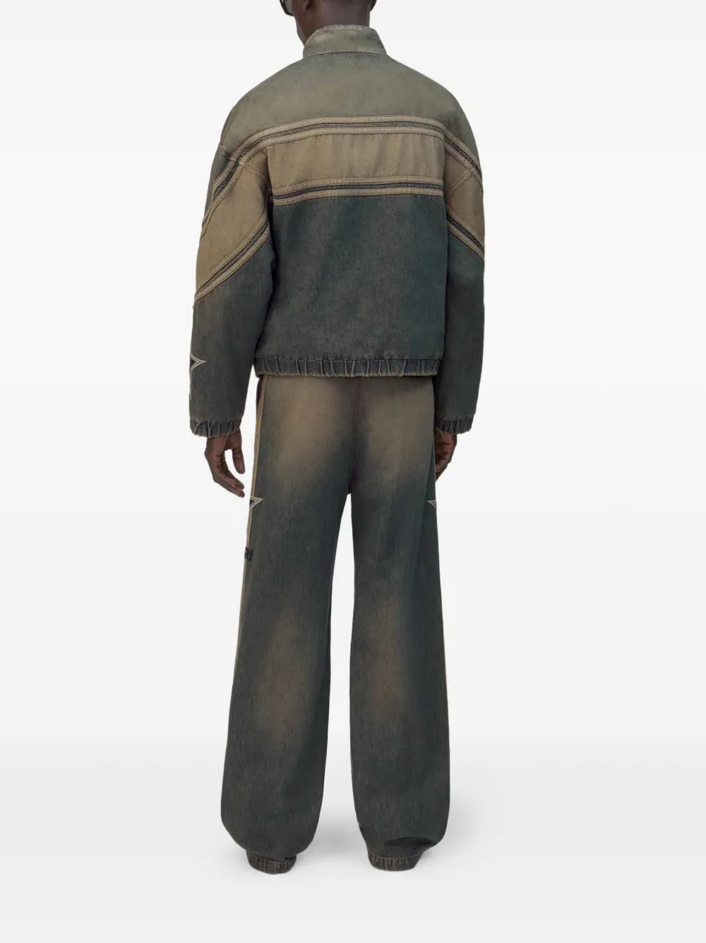 AMIRI Jeans met sterdetail Blauw