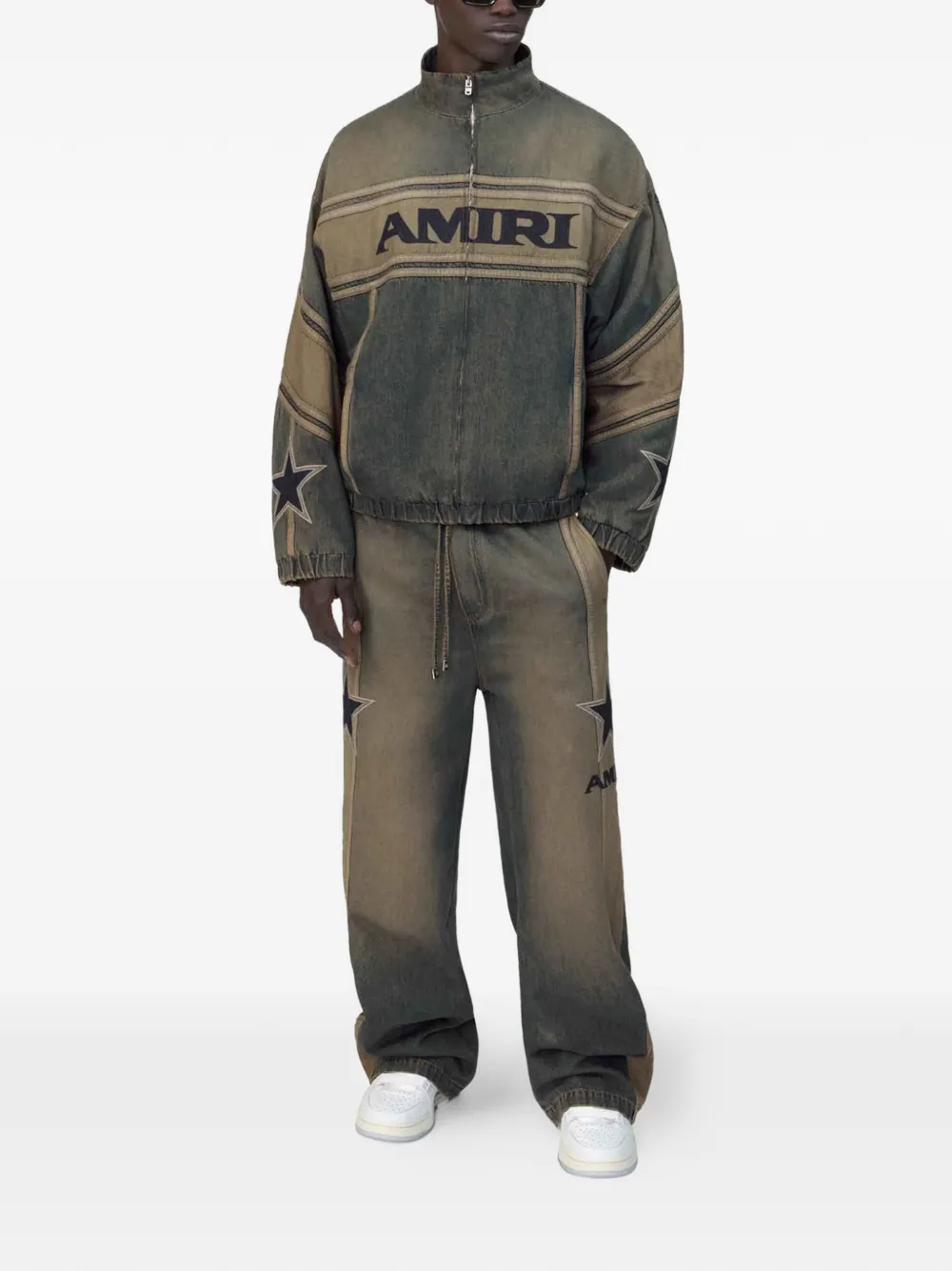 AMIRI star-detail jeans - Blauw