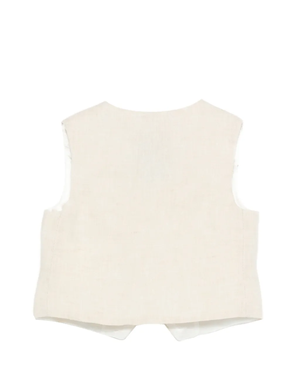  Fay Kids Buttoned Vest - Neutrals 