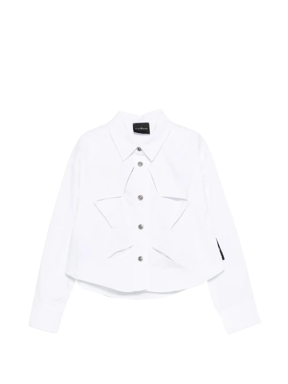 John Richmond Junior star appliqué top - Bianco