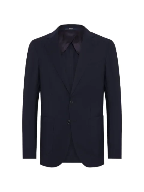 Boggi Milano plain wool blazer