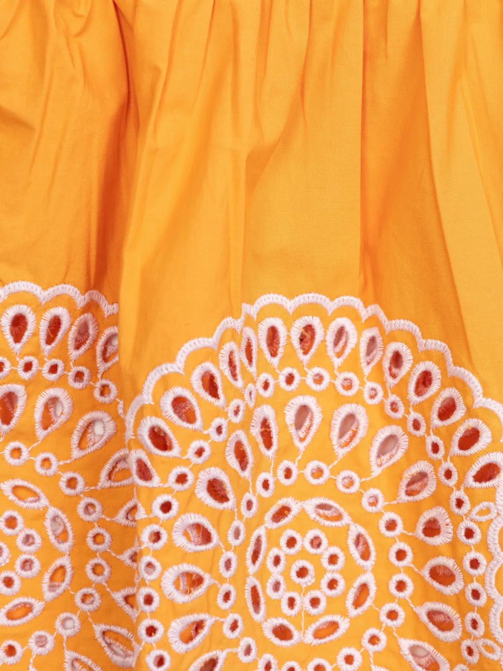 Stella McCartney Kids Shirt met borduurwerk Oranje