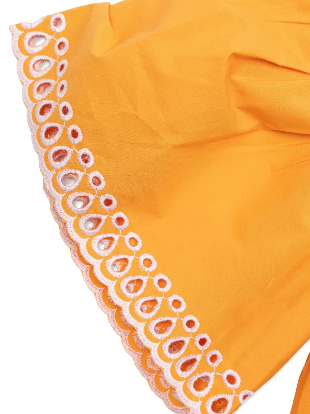 Stella McCartney Kids Shirt met borduurwerk Oranje