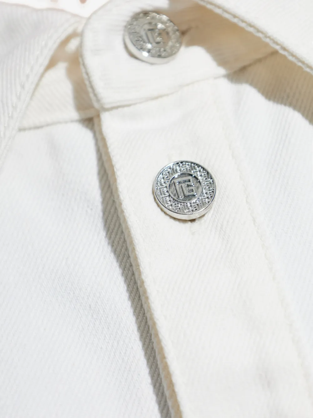 Balmain Linnen overhemd Wit