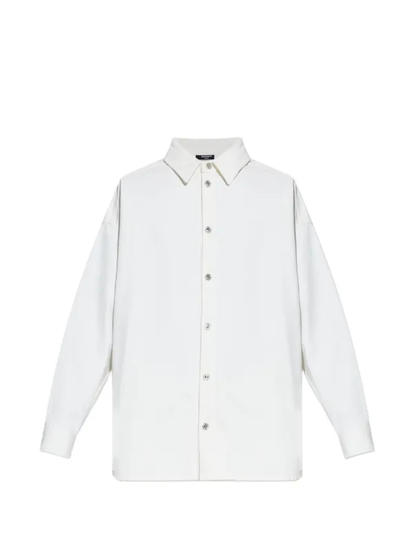 Balmain Button-fastening Shirt in White