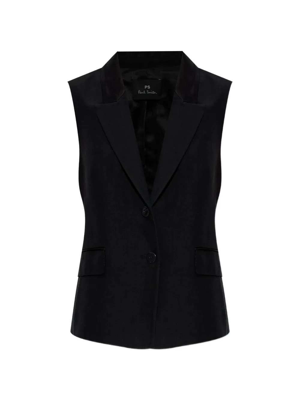 PS Paul Smith buttoned sleeveless jacket - Nero