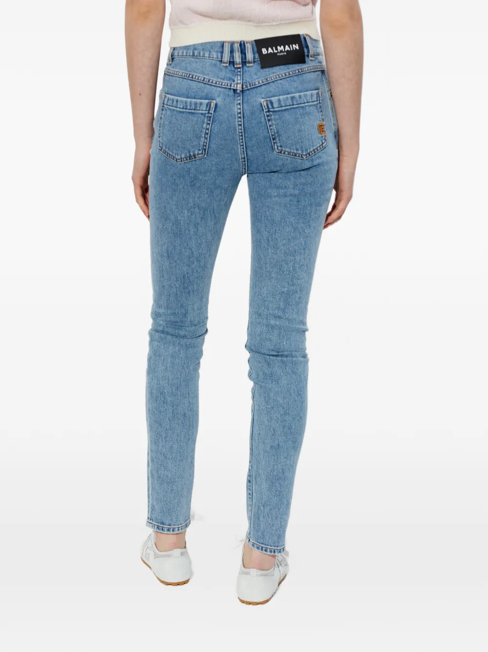 Balmain Skinny broek Blauw