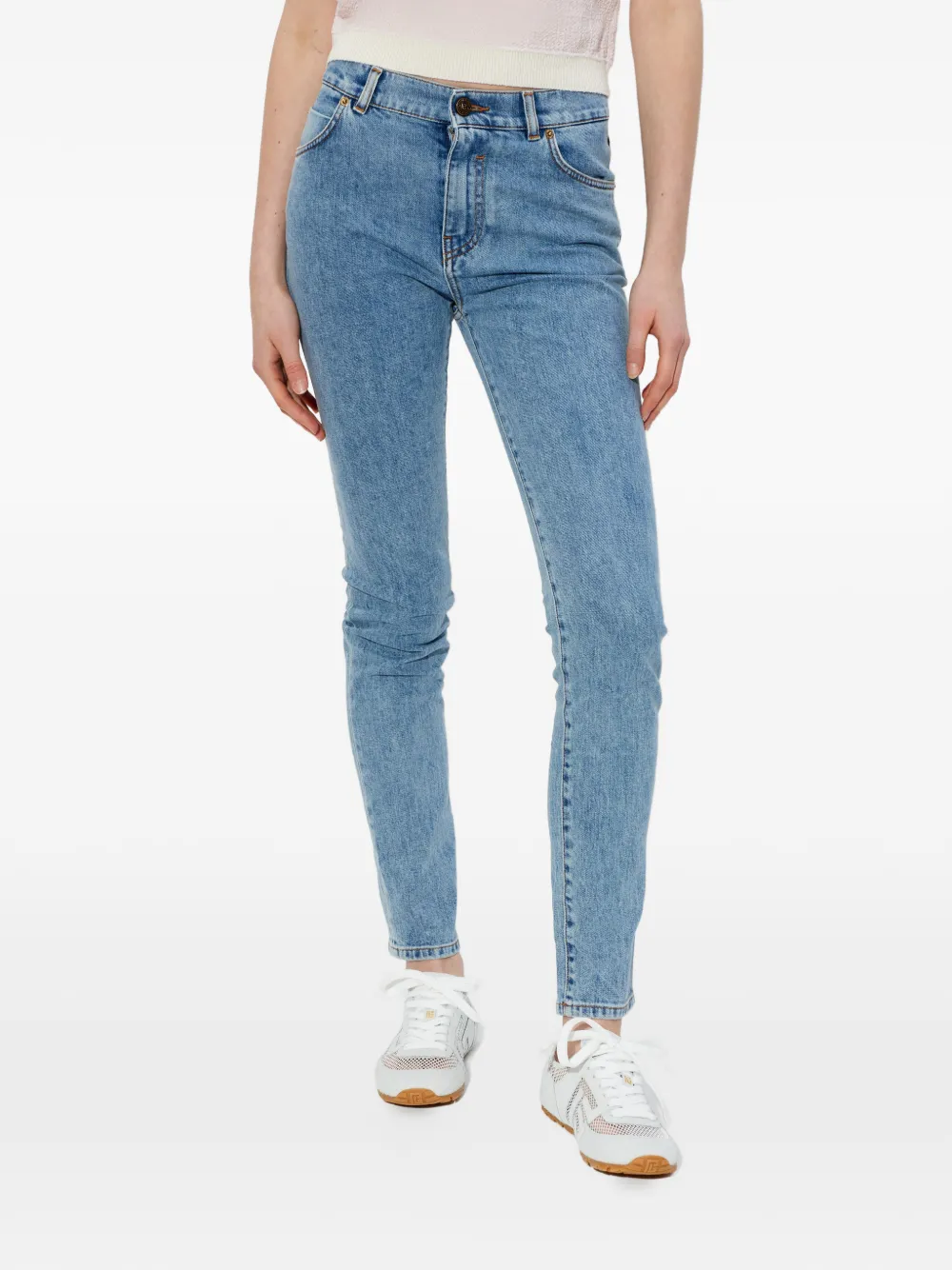  Balmain Slim Trousers - Blue 