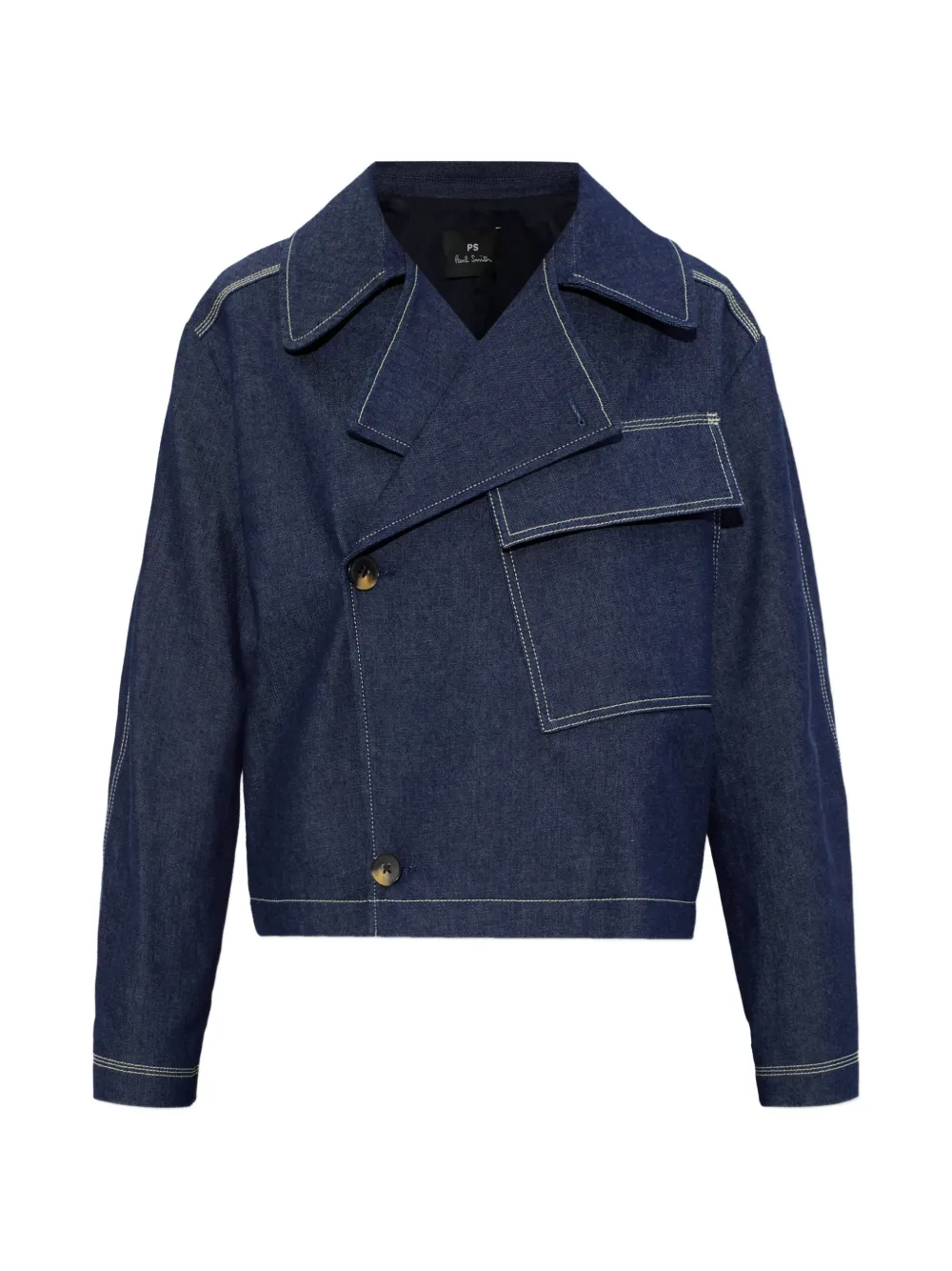 PS Paul Smith buttoned cotton jacket - Blu