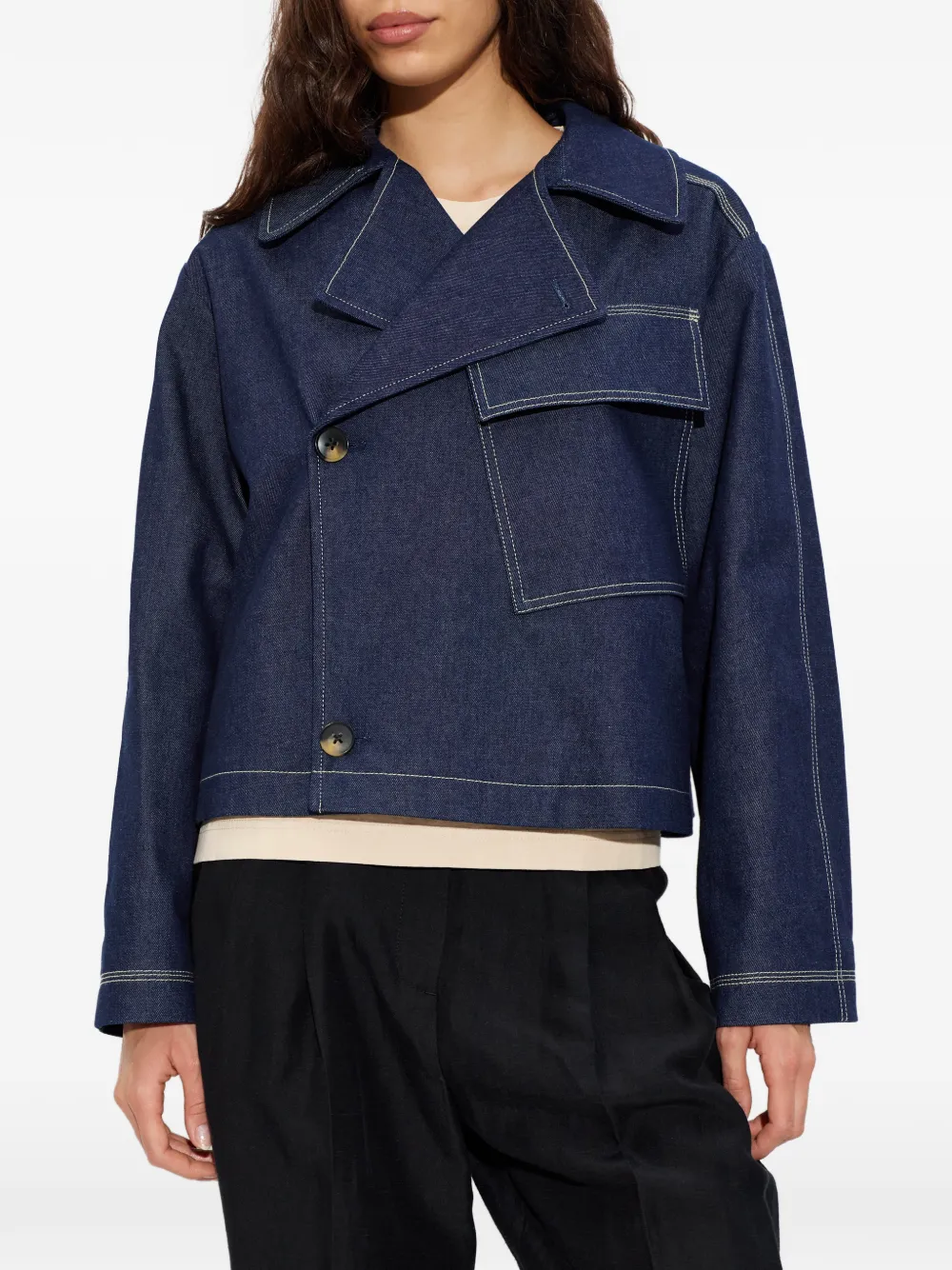 Buttoned Cotton Jacket