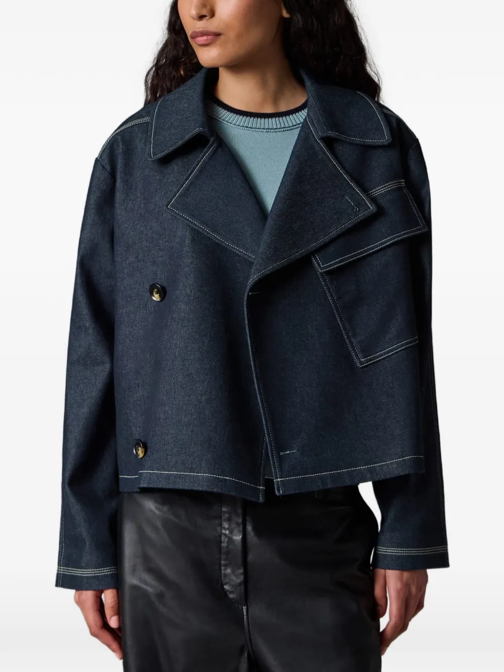 PS Paul Smith buttoned cotton jacket - Blu