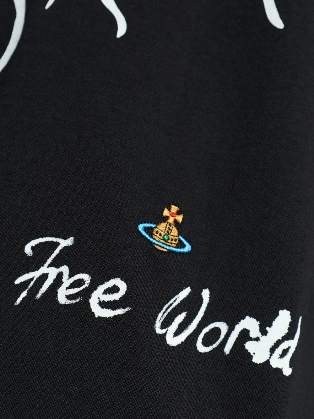 Vivienne Westwood T-shirt met print Zwart