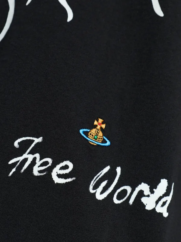 Vivienne Westwood プリント Tシャツ | ブラック | FARFETCH JP