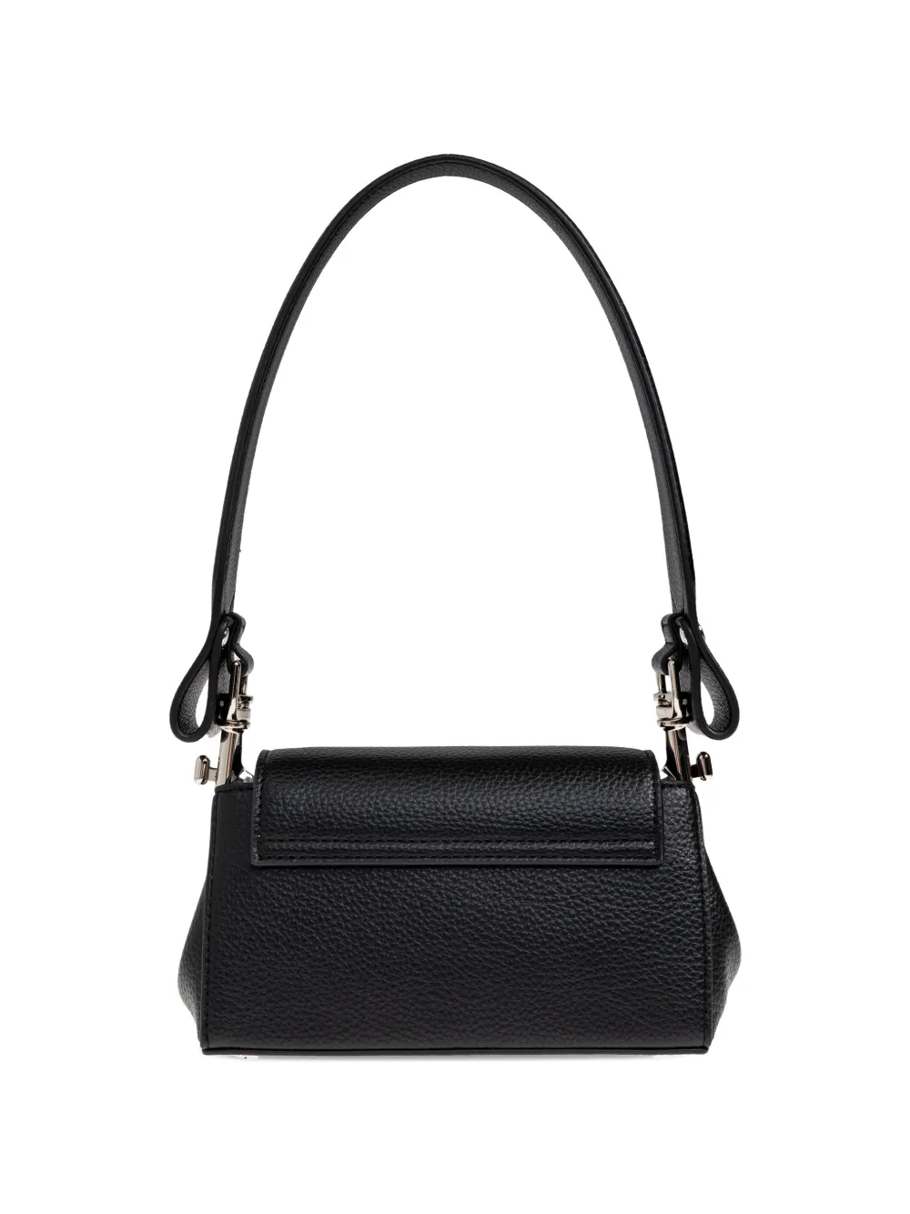 Vivienne Westwood Debossed-orb Chain-strap Shoulder Bag In Black