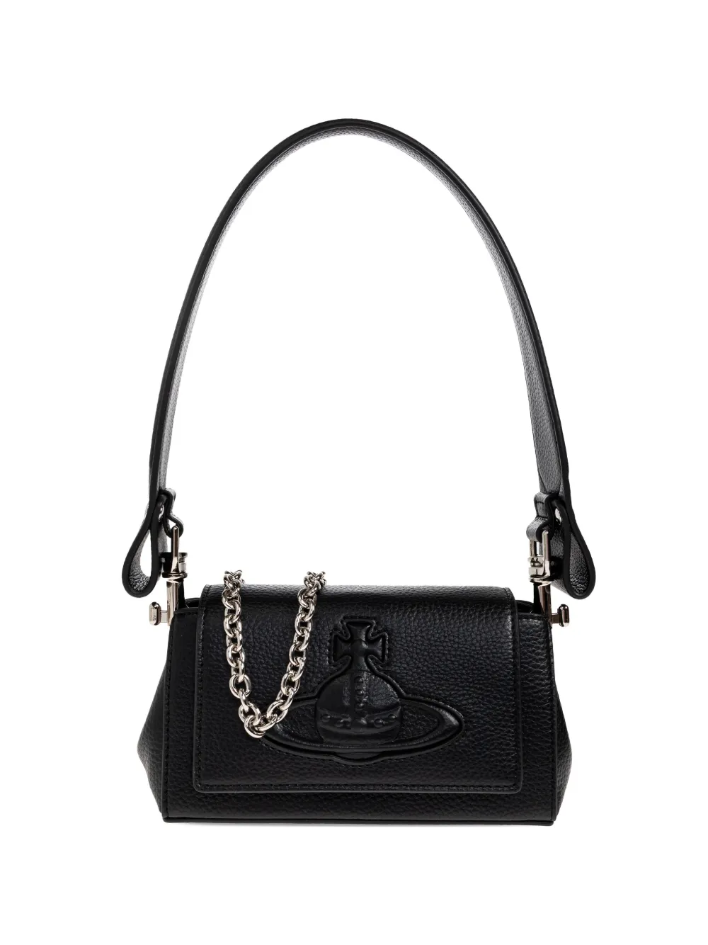 Vivienne Westwood debossed-orb chain-strap shoulder bag - Nero