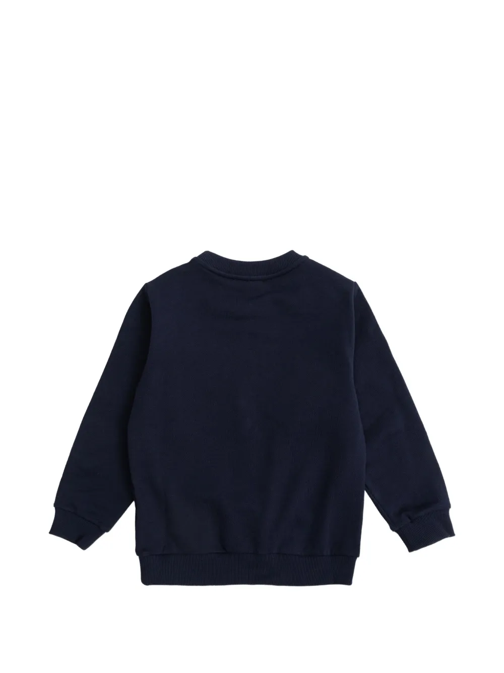  Balmain Kids Logo-detail Long-sleeve Sweatshirt - Blue 