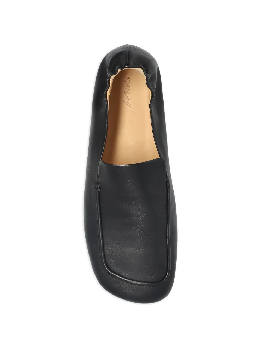 Marsèll Gathered Leather Loafers | Black | FARFETCH CA
