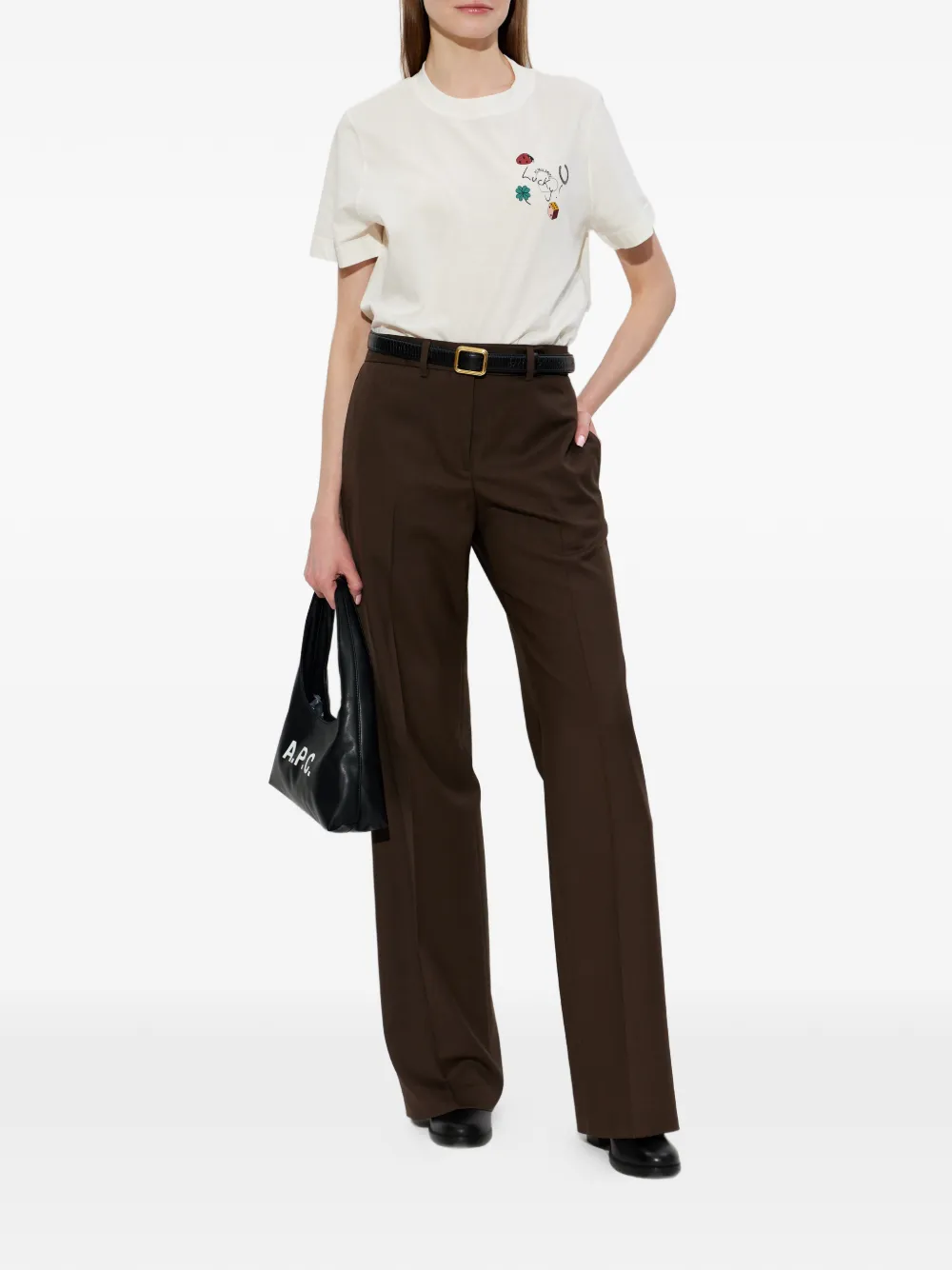  Paul Smith Button Trousers - Brown 